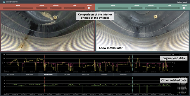 Screen image of the new diagnostic software