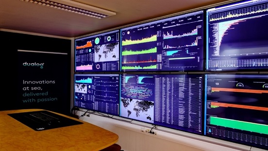 Monitoring room at Dualog